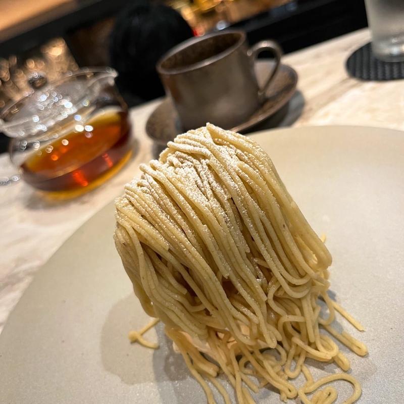 生搾りモンブラン(Chocolaterie&Bar ROND-POINT by Hirofumi Tanakamaru)
