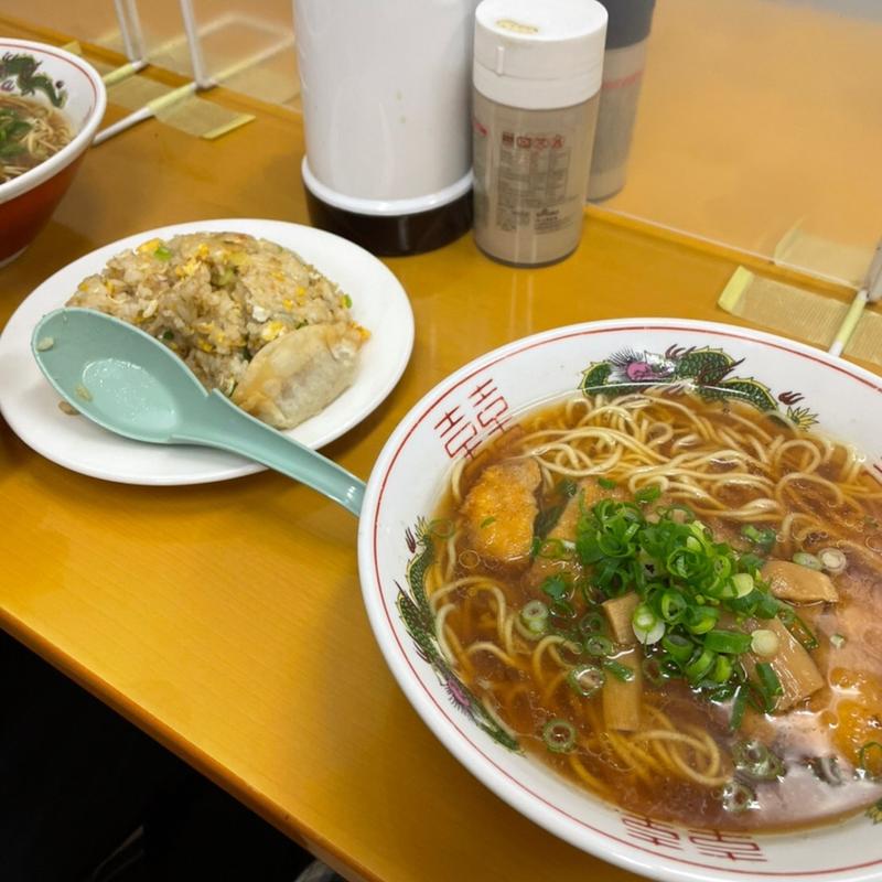 ラーメン半チャーハンセット(中華そば 駒)