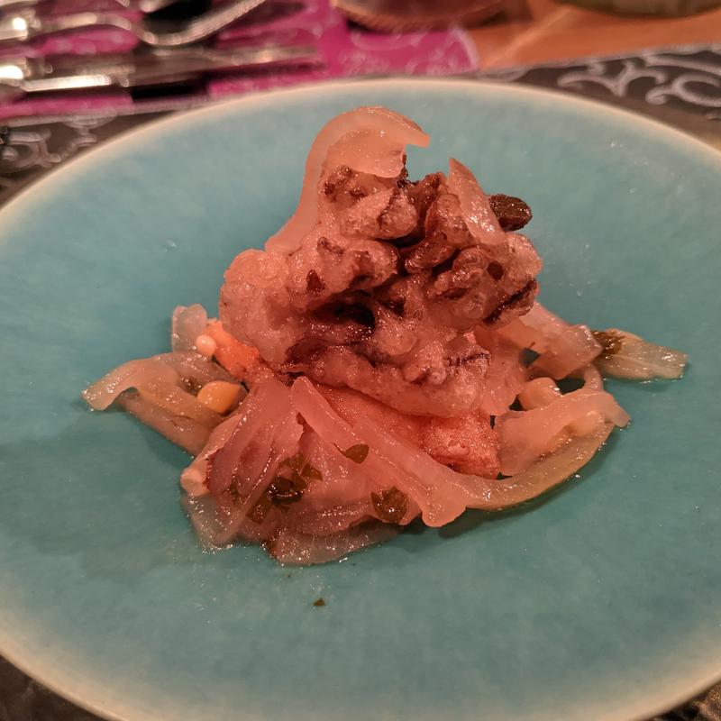 鰻、ワインビネガー(ヴィネリア セコンド イル グスト)