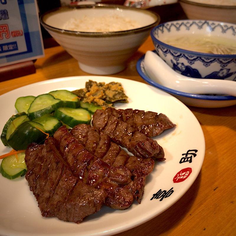 職人仕込定食(味の牛たん喜助 駅前中央本店)