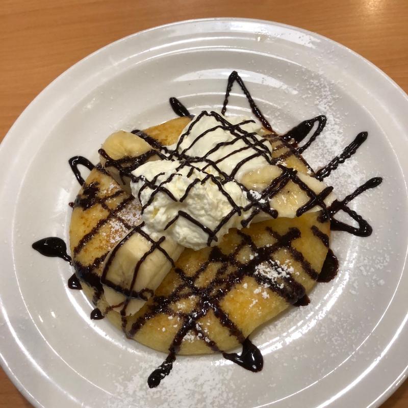 チョコバナナとマスカルポーネのパンケーキ(ココス 扇店)