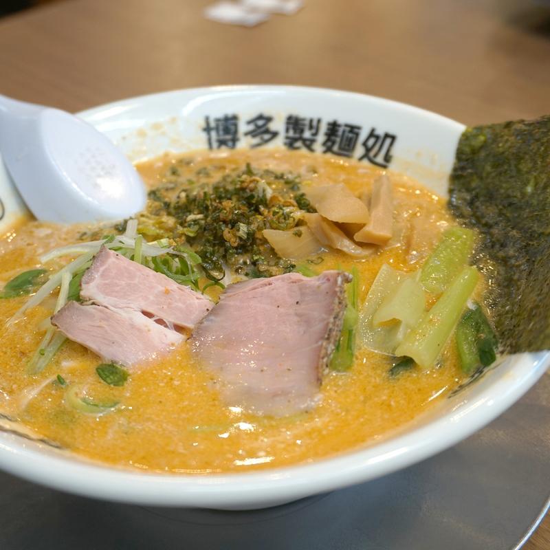 海老白湯ラーメン(ラーちゃん専門店 博多三氣 筑紫野店)