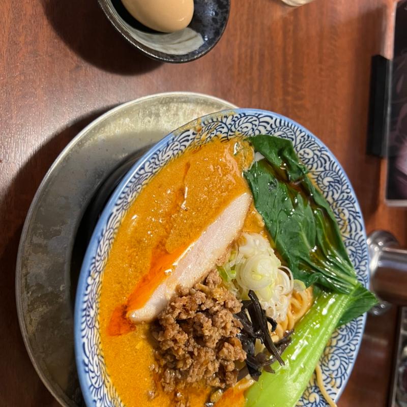 濃厚坦々麺(らぁ麺 武者気 Matsuno長岡店)