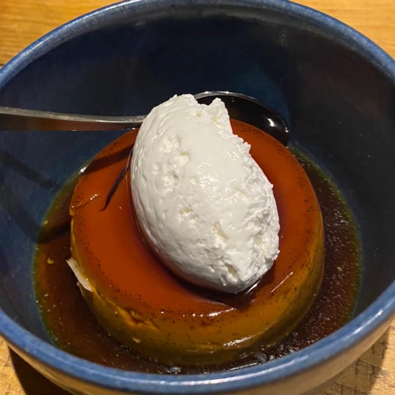 クラシカルプリン(炭火とワイン 烏丸店)