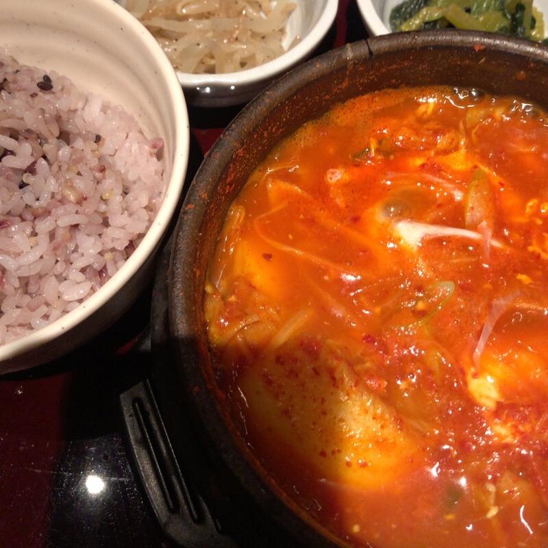 豚肉純豆腐(韓国ごはん・酒家 ダイダイ 横浜みなとみらい店)