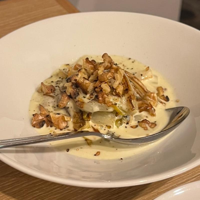 白菜のローストゴルゴンゾーラソース(バル鈴５)