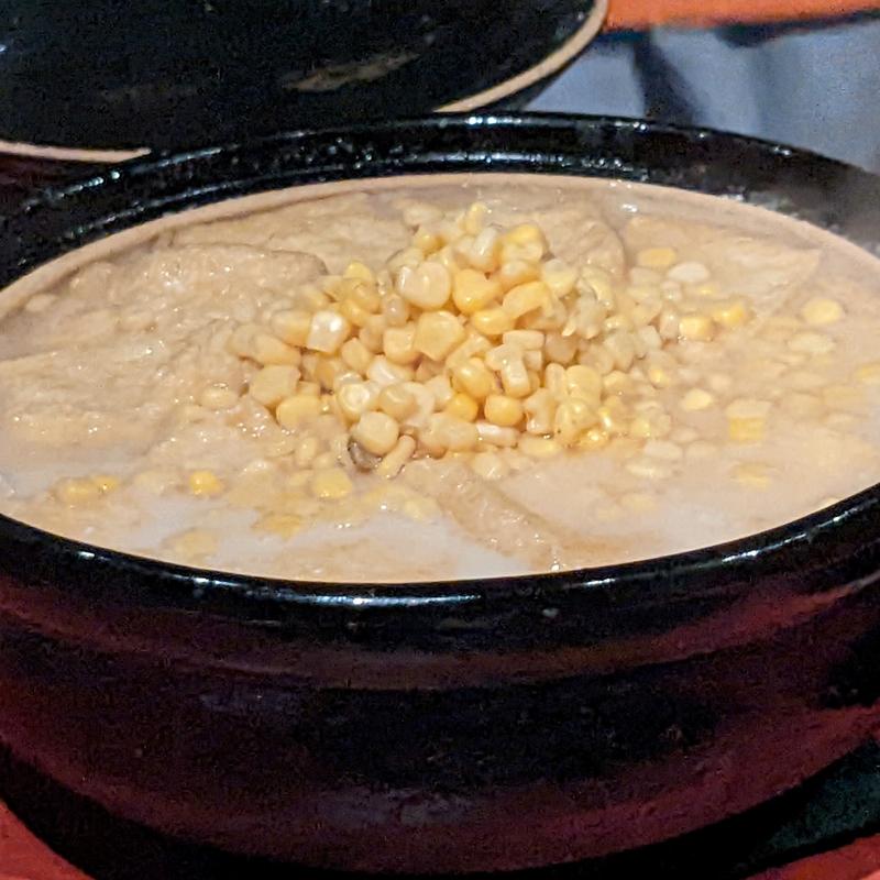 豚バラ石狩鍋風(誦月)