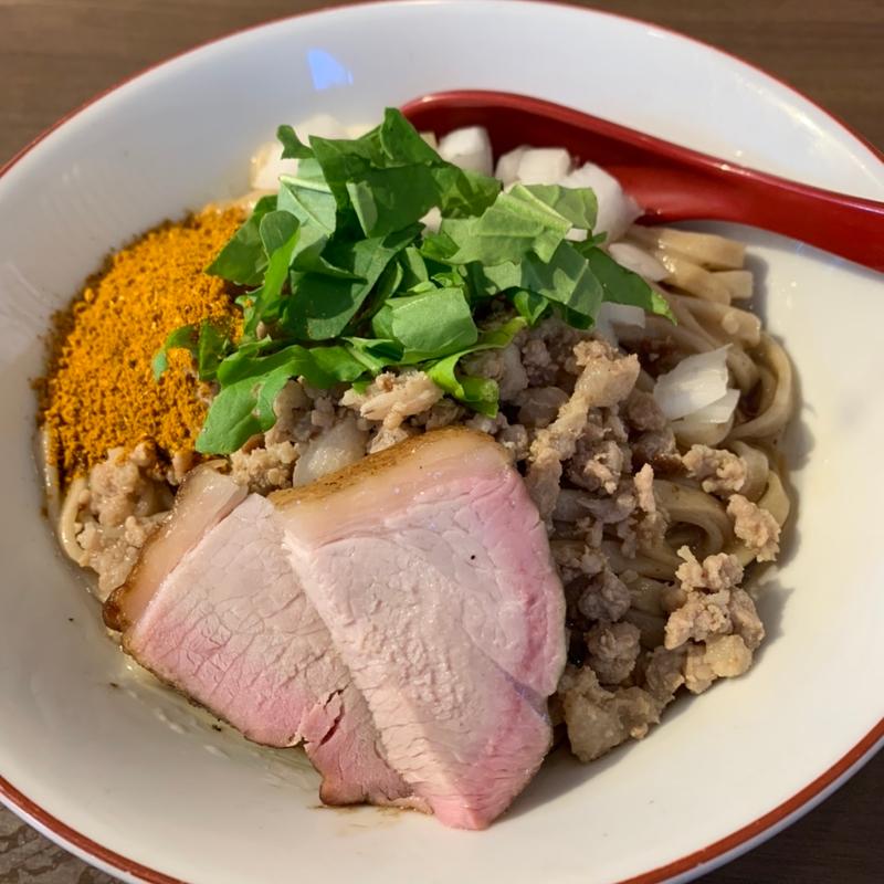 豚カレーまぜそば(晴耕雨読)