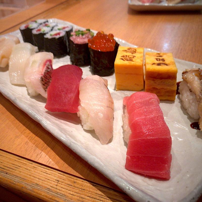 上にぎり(うまい鮨勘 長町ザ・モール支店)