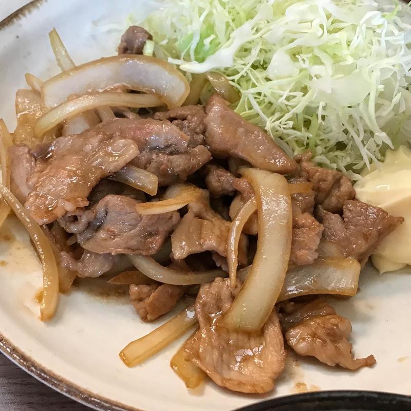 しょうが焼き定食(魚田)