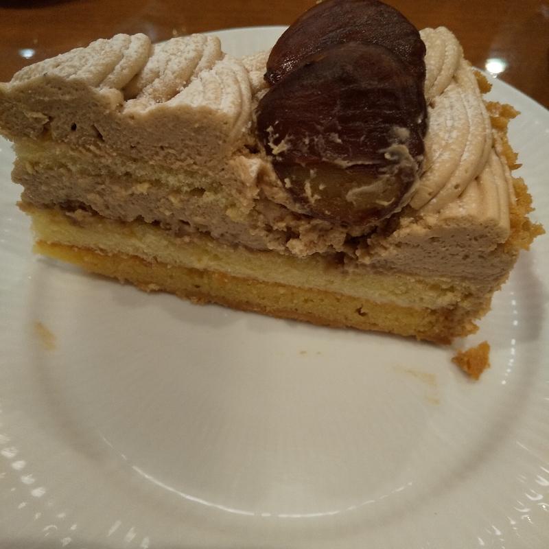 モンブラン(ケーキセット)(自家焙煎椿屋珈琲店 池上店)