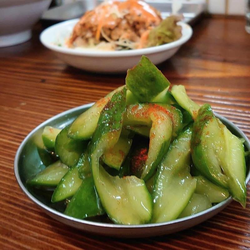 メキシコきゅうり(大衆食堂スタンドそのだ)