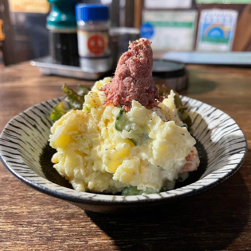 ポテトサラダ＋コンビーフ(串バー あ・うん （くしばーあうん）)