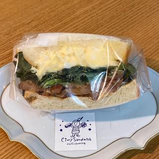 照り焼きチキンと卵のサンドウィッチ(eimy sandwich 笹塚店)