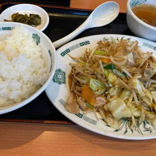 肉野菜炒め定食(日高屋 秋津店 )