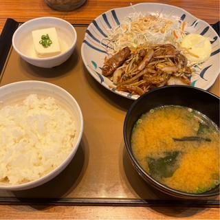 大豆ミートの生姜焼き定食(やよい軒 和歌山インター店 )