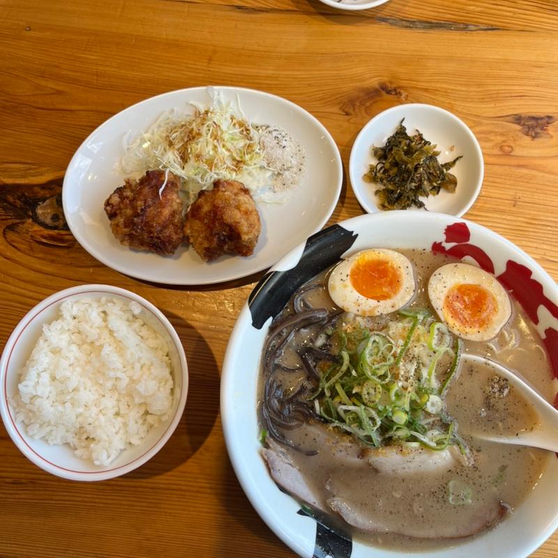 唐揚げランチ(らぁめん力丸)