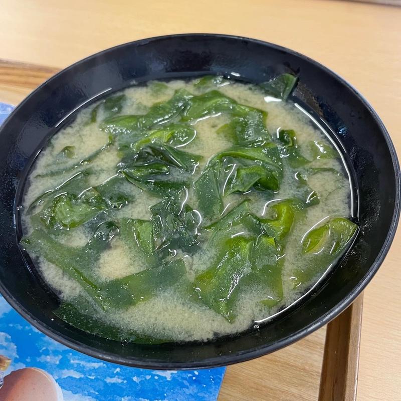 わかめ汁(くるくるなると 大渦食堂)