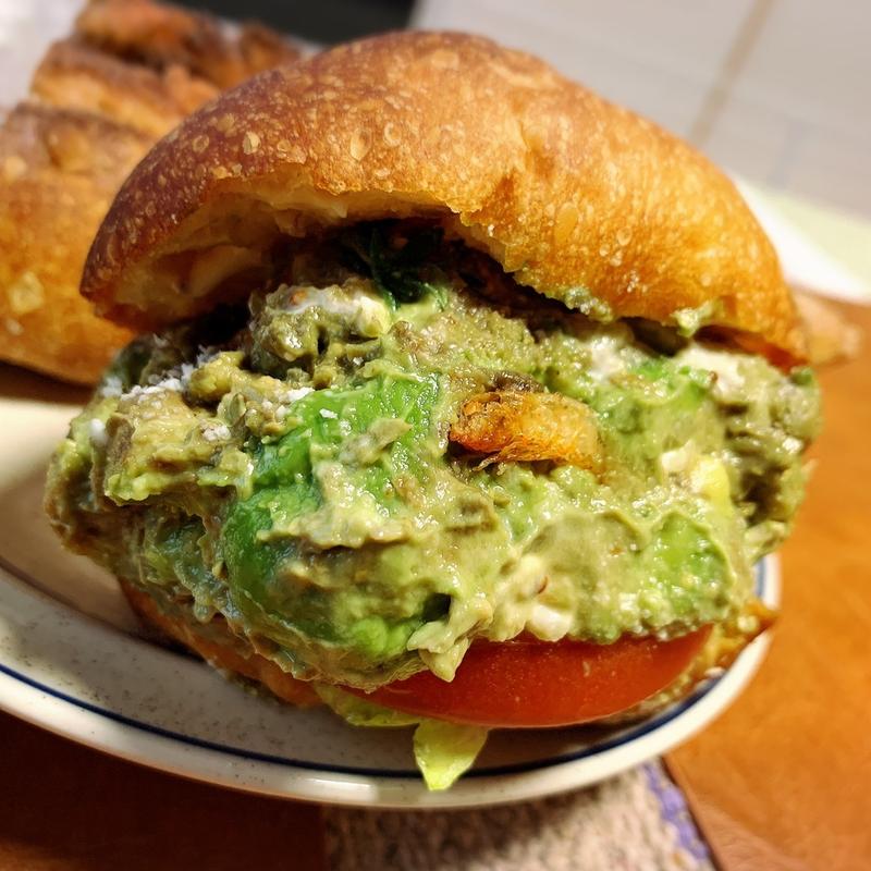 アボカドシュリンプサンド(パンストック)