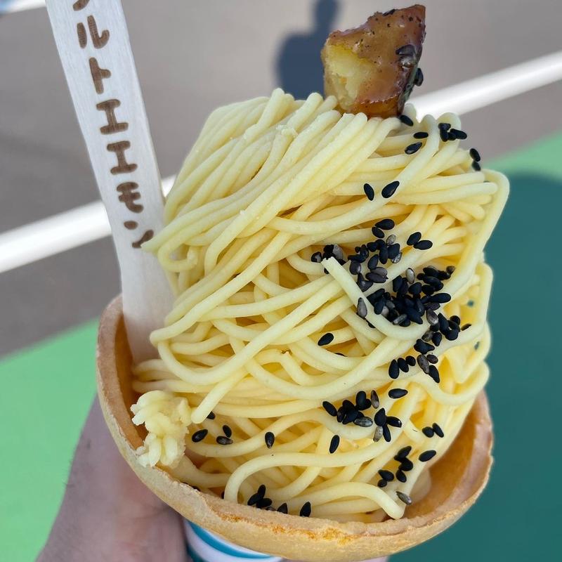 鳴門金時うずまきソフト(道の駅 くるくるなると)