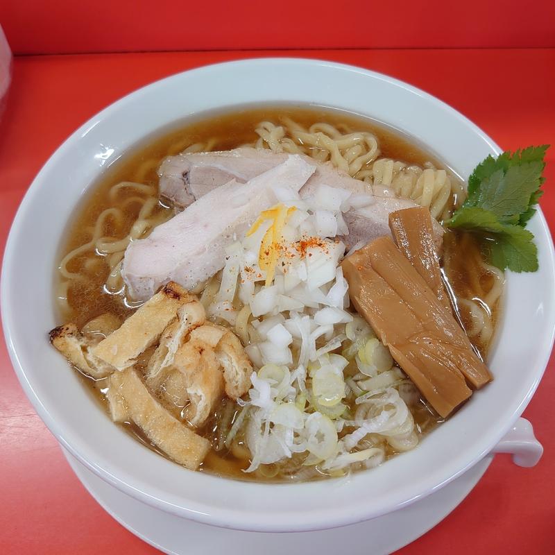 淡麗秋刀魚煮干しらーめん＋中盛(麺や松辰)