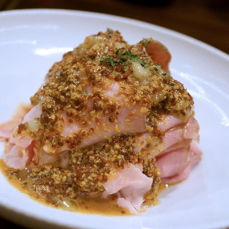 うす切りチャーシュー(マスタードソース)(鳴龍 （NAKIRYU）)