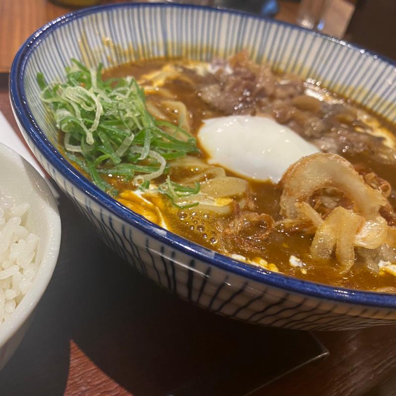 カレーうどん(うどん大文字　筑紫野店)