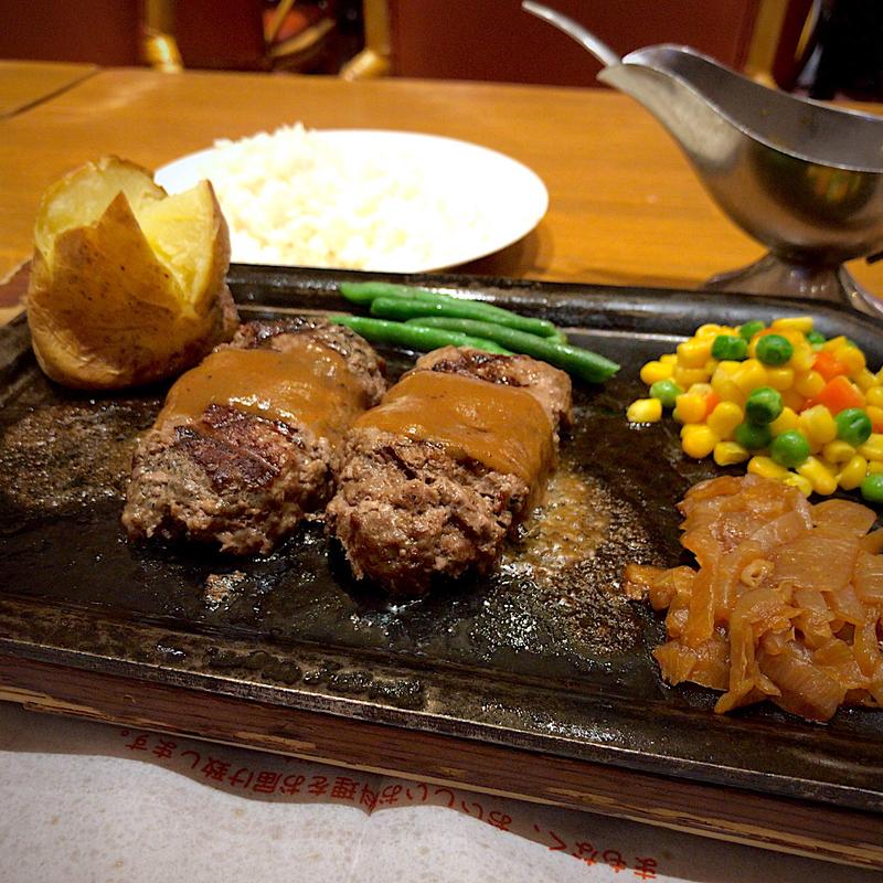 ランチ オリジナルハンバーグ 220g プラス1セット(ハングリータイガー ららぽーと海老名店)