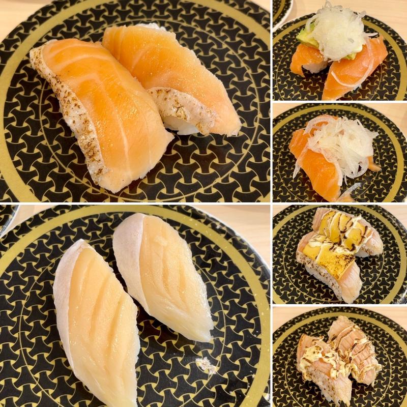 サーモン尽くし(はま寿司 八千代大和田店)