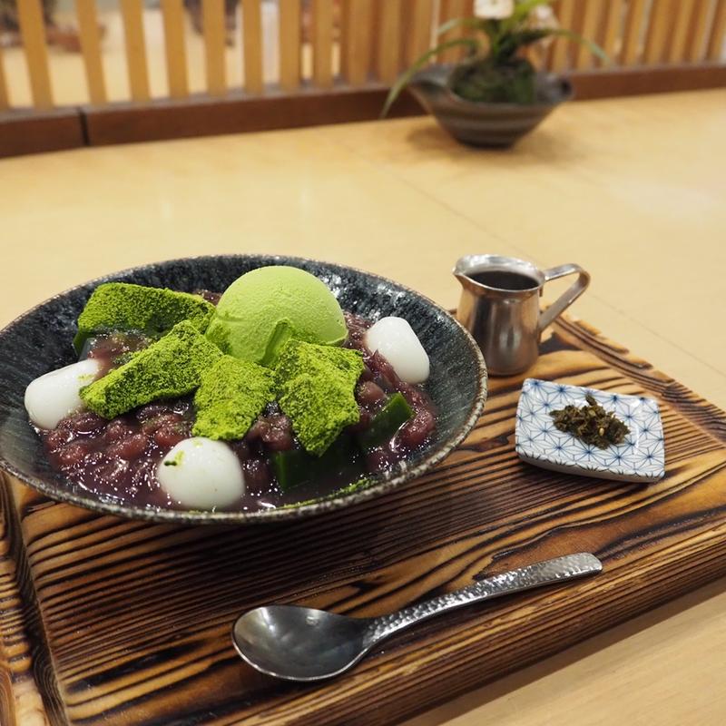 抹茶わらび餅あんみつ(京はやしや 西武池袋店)