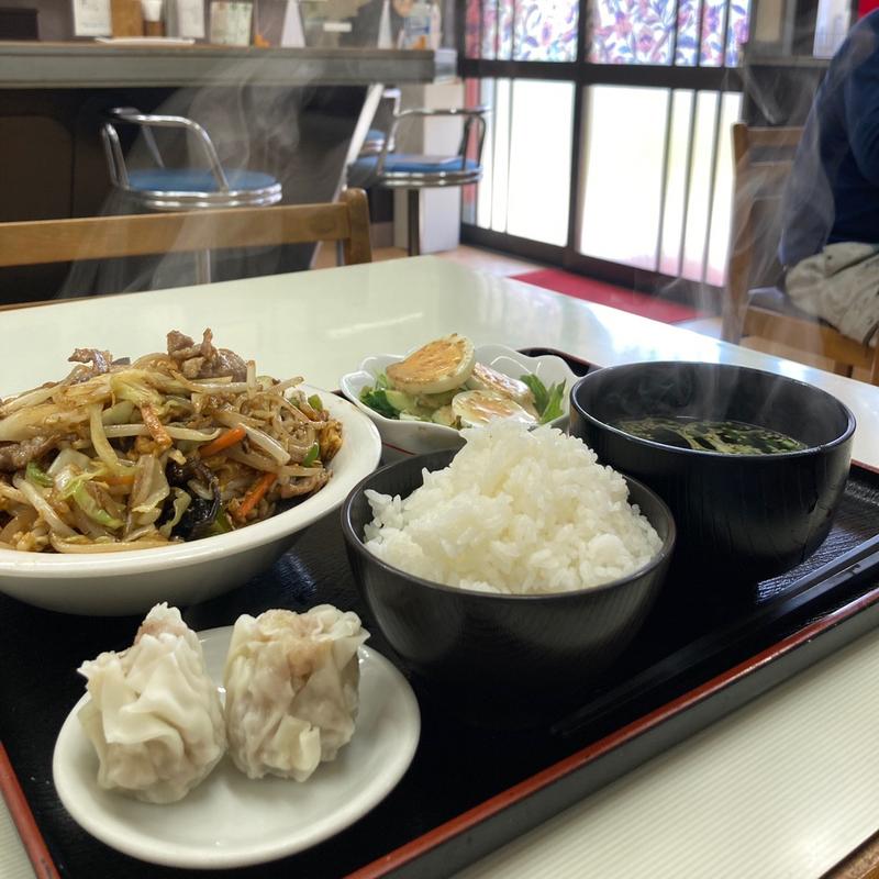 玉子入り肉野菜炒め(中華・ラーメン 揚子江)