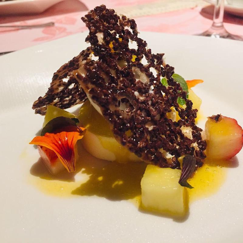 オランジュのキャラメリゼ wアイスクリーム(西洋料理とワインの店 巴里市場 （パリイチバ）)