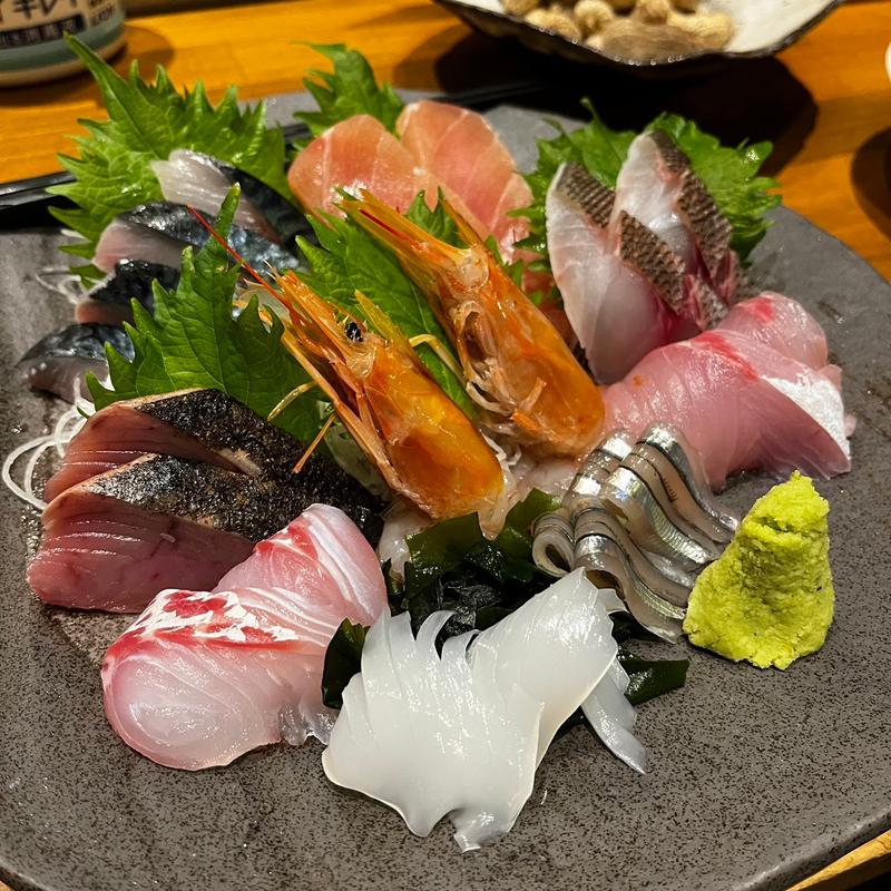 刺身盛り合わせ(ご当地酒場長崎県五島列島小値賀町)