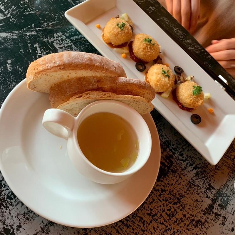 パンプレート(生ハムのコロッケ)(cafe閑居)