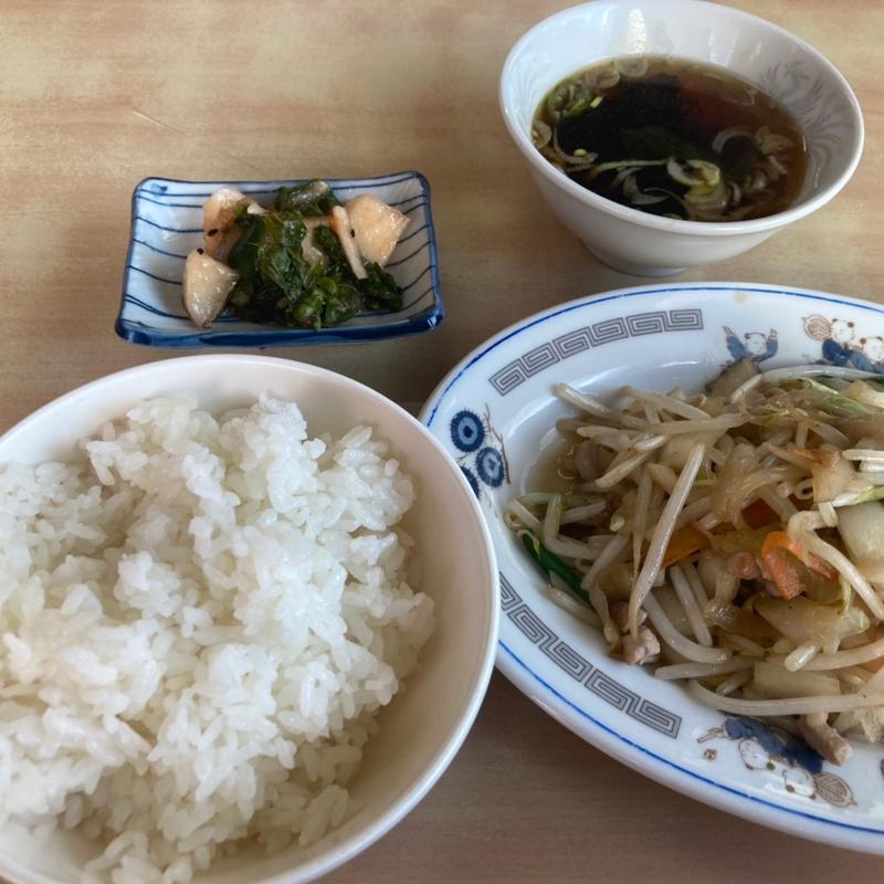 野菜炒め定食(萬来軒 )