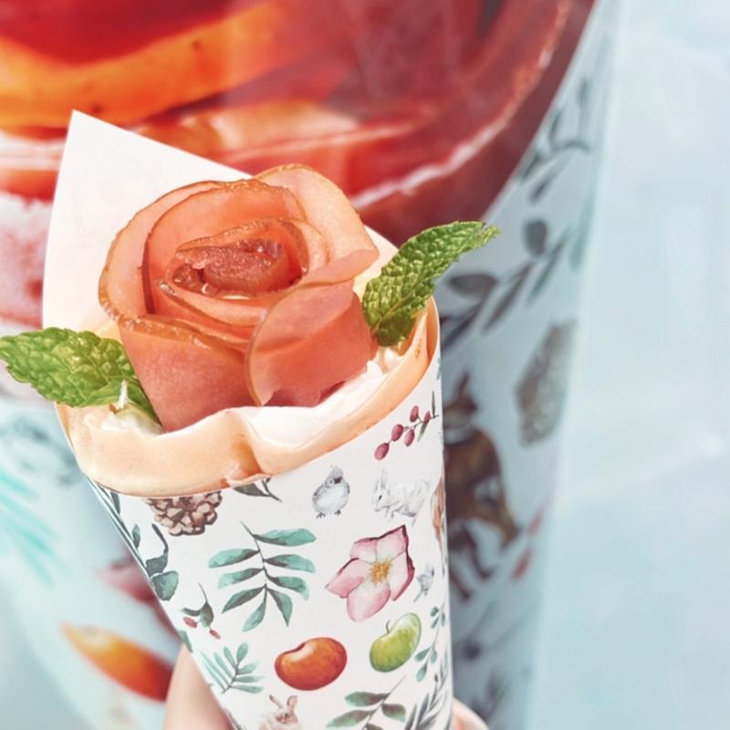 アップルローズブーケ(カフェ・ドゥ・シカール café de Sicard)