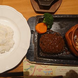 ハンバーグと焼き野菜カレー(さわやか 浜松白羽店 )