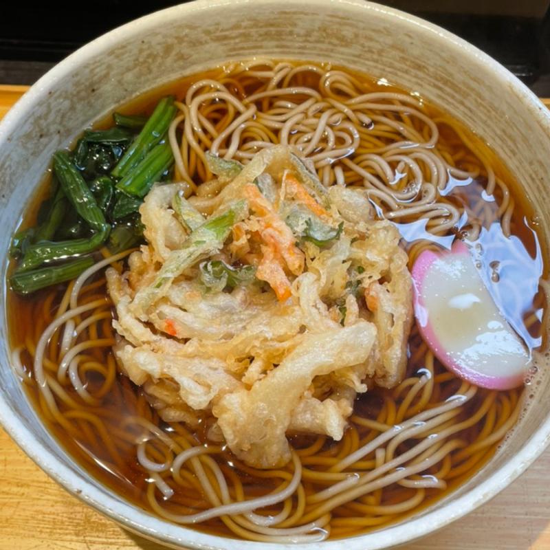 かき揚げ蕎麦(小諸そば 八重洲店)