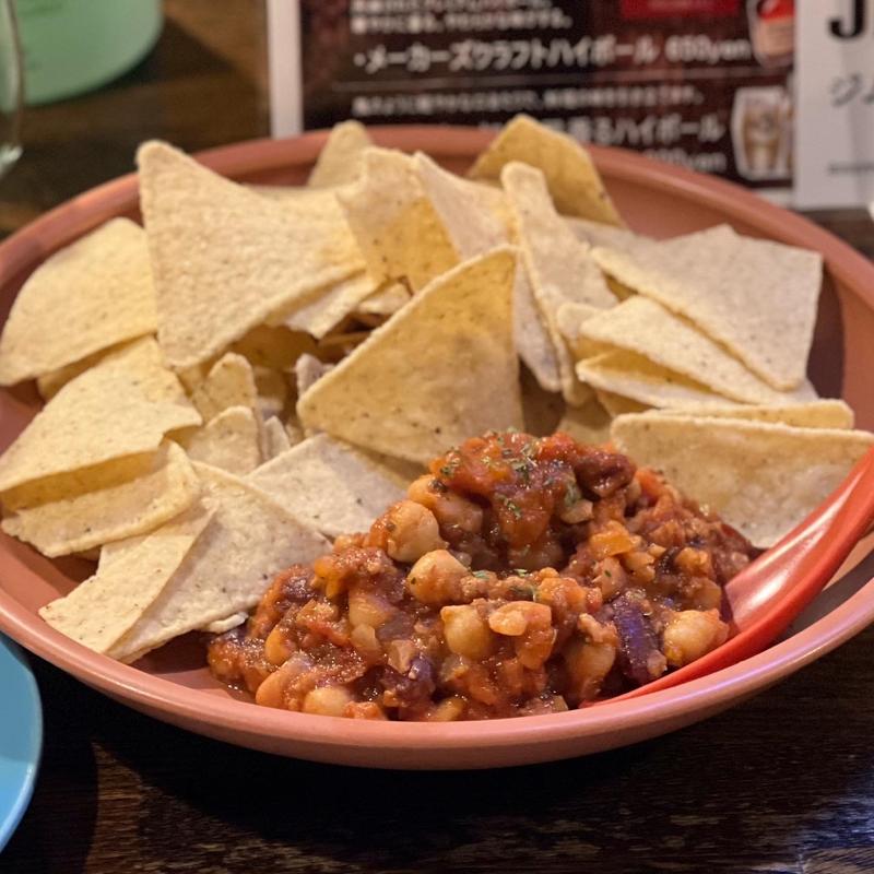 チリコンカン&チップス(BAR & GRILL BURGER CHOP-STEAK HAMBURGER-バーガーチョップ)