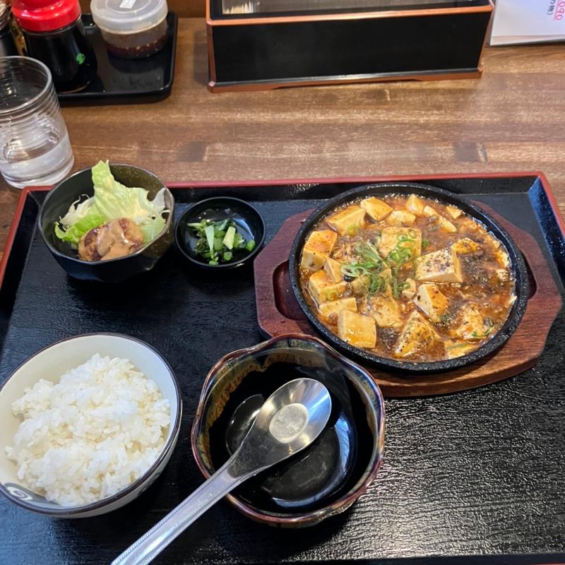 四川麻婆豆腐・ラーメン定食(つまもと)