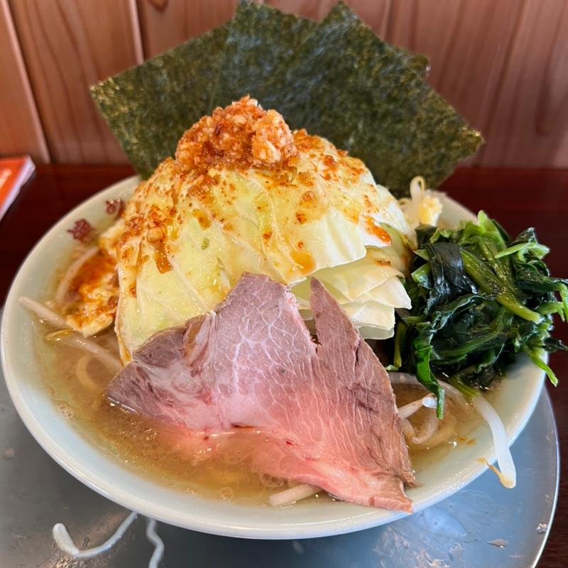 ラーメン　ヤサイトッピング(濱之家)