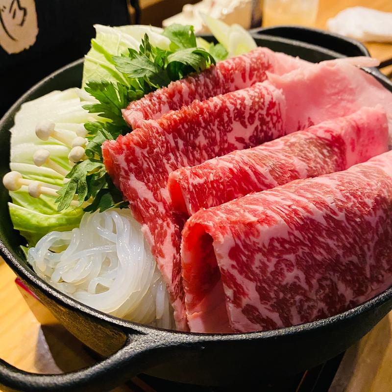 厳選黒毛和牛のすき焼きコース(いい乃じ)