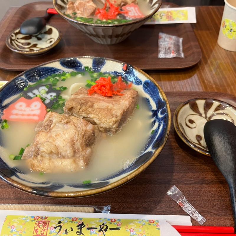 ソーキそば(元祖大東そば うぃまーやー)