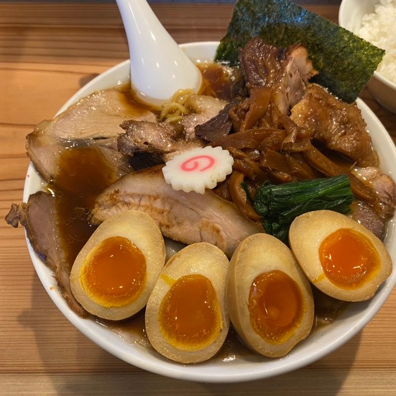 しょうゆチャーシューメン+味玉+味玉(オランダ軒(移転後))