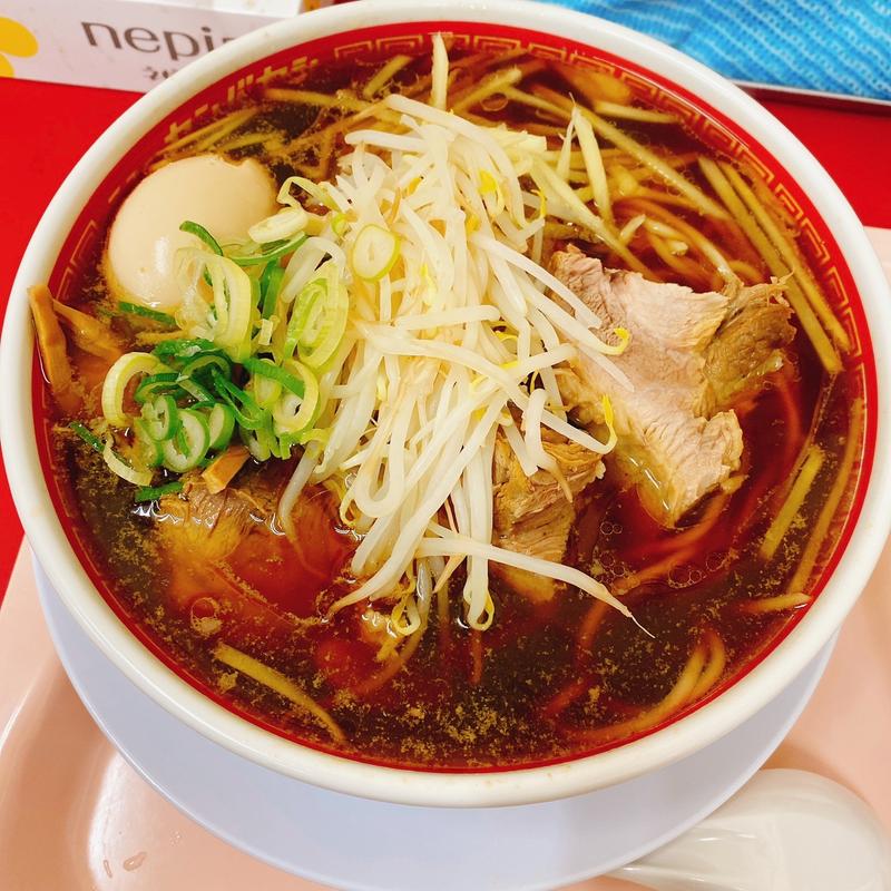 肉玉子生姜そば(中華そばの店 ニューセンバヤシ)