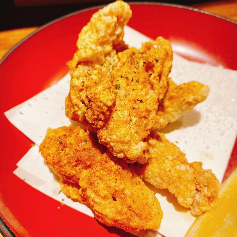 やげん軟骨カレー唐揚げ(炭焼笑店 陽 お初天神　裏参道 )