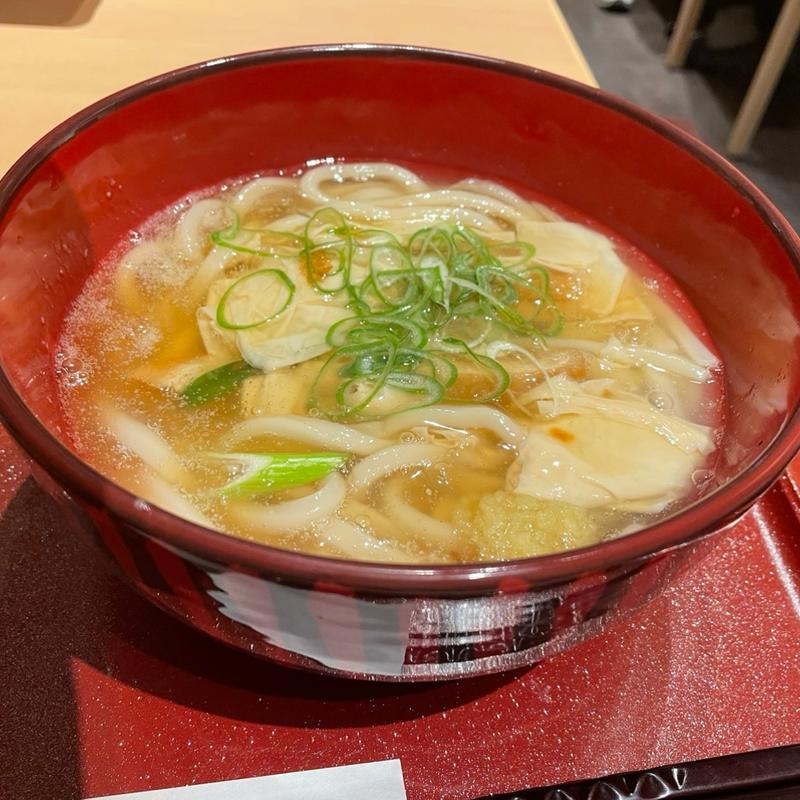 比叡ゆばあんかけうどん(実演手打うどん 杵屋 京都ポルタ店)