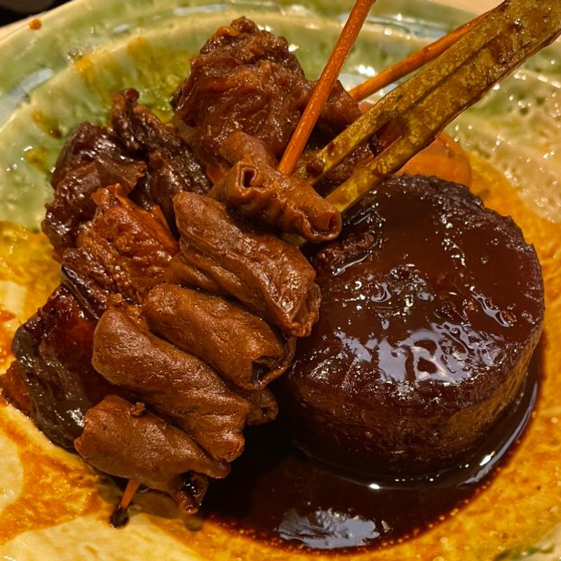 みそおでん(牛すじ、豚もつ)(昔の矢場とん アスナル金山店)