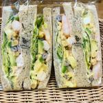 えびアボガド豆たまごサンド