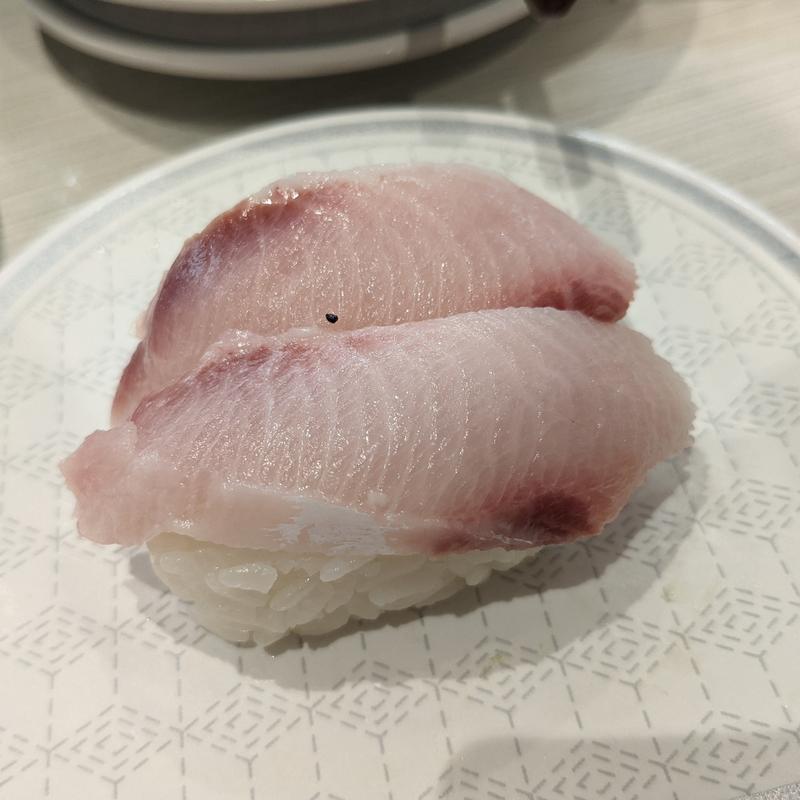 宮城県産黒瀬ぶりとろ(はま寿司 ゲートシティ大崎店)